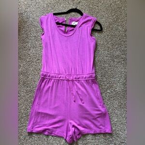 Lou & Grey Women’s Vibrant Purple Romper